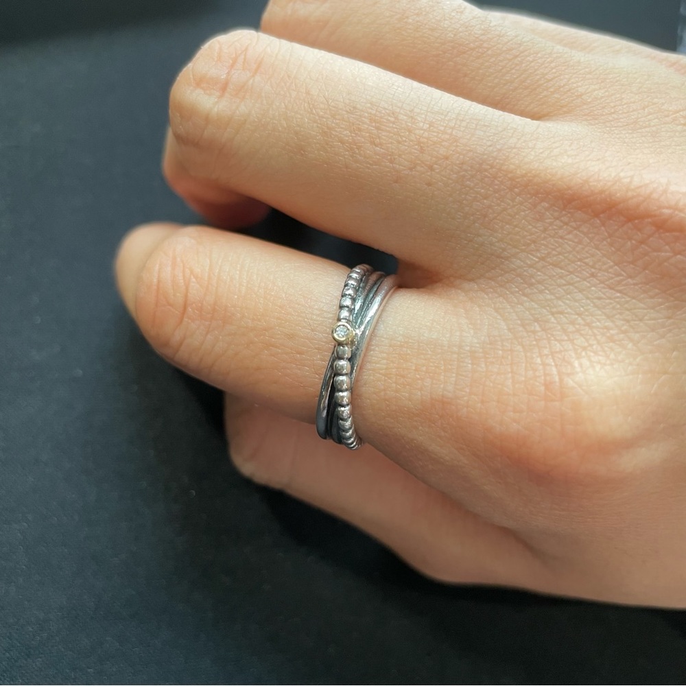 Pandora Rising Star Diamond Ring 56(7.5)